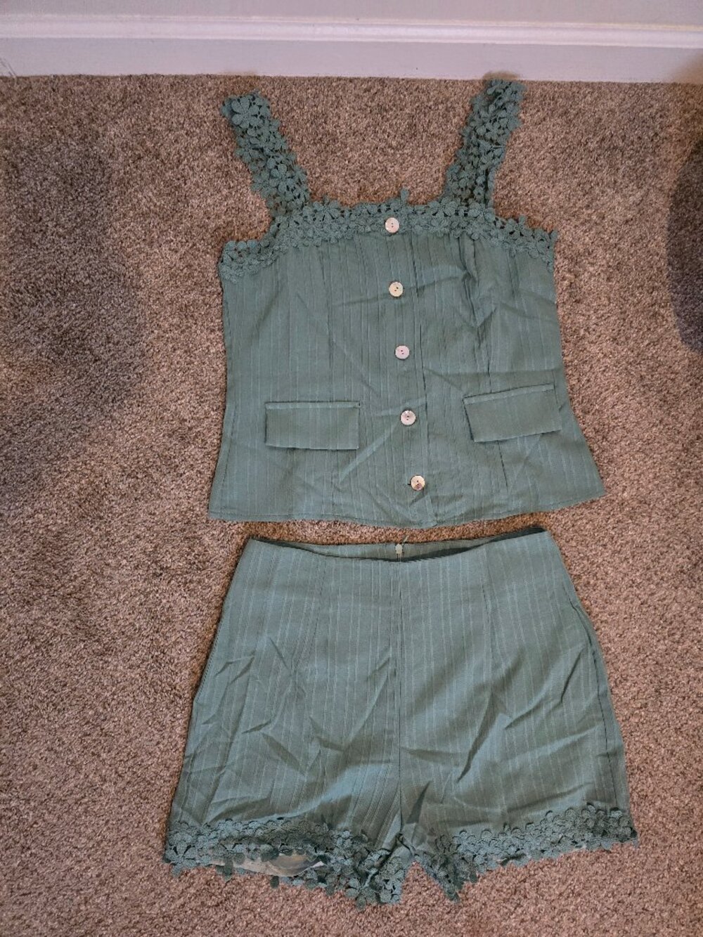2 piece tank and short set